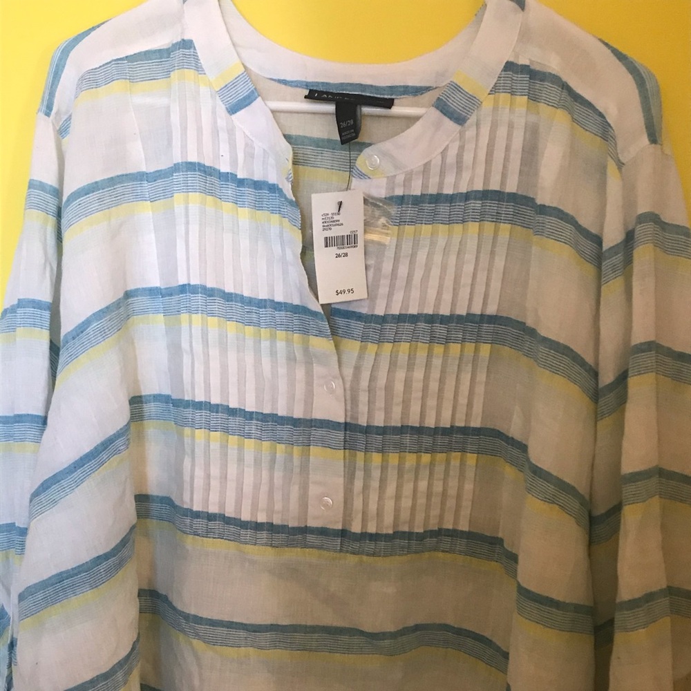 Lane Bryant Nautical Blouse (NWT)